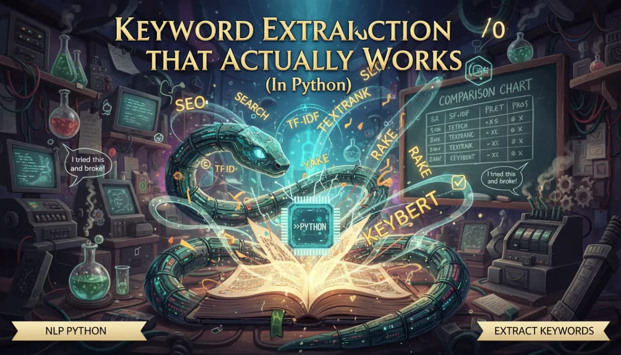 Keyword Extraction That Actually Works (In Python) Cover